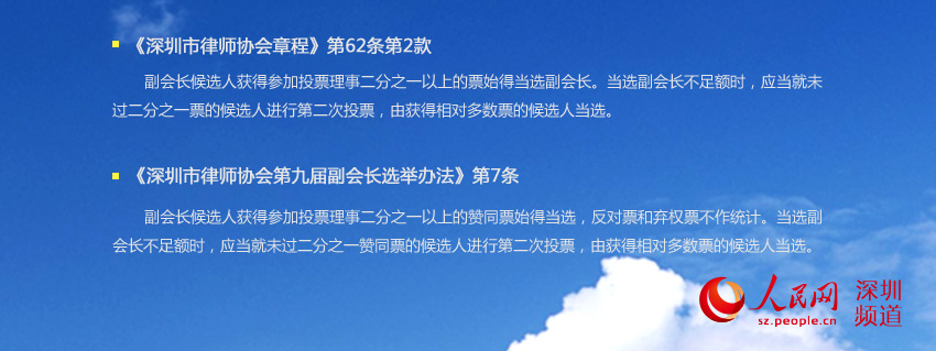 深圳律协换届选举疑违规　两副会长被告上法庭