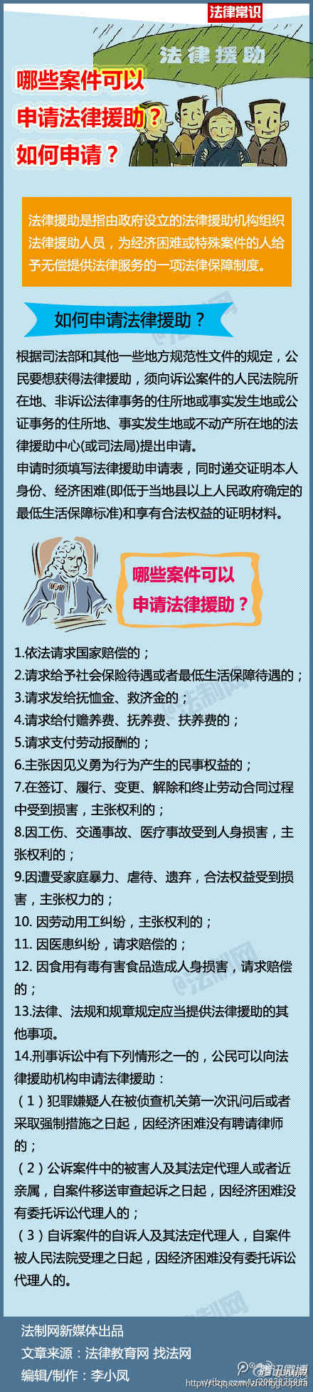 哪些案件可以申请法律援助？如何申请？